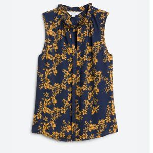 Market and spruce Orlee Mixed Material Sleeveless Top Size Size: SP